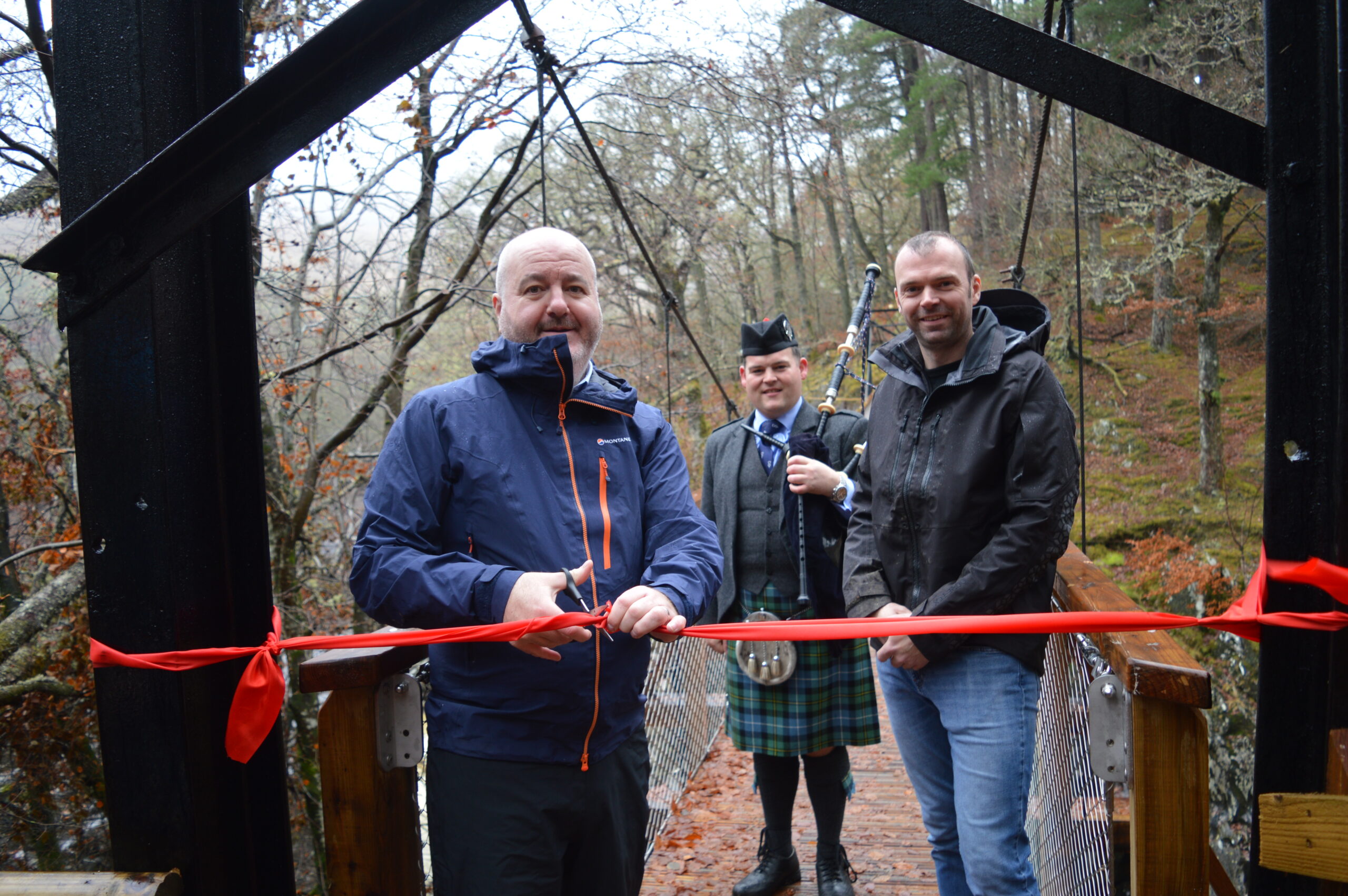 Connection restored at bridge over the river Spean