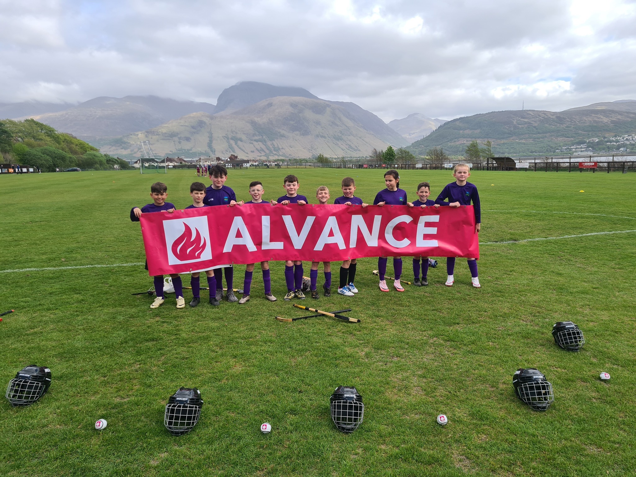 Proud to Support Lundavra’s Budding Shinty Stars