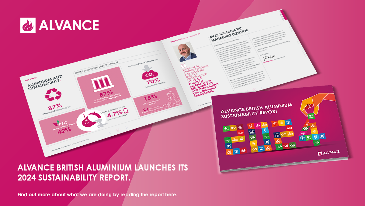 ALVANCE British Aluminium Launches its Sustainability Report